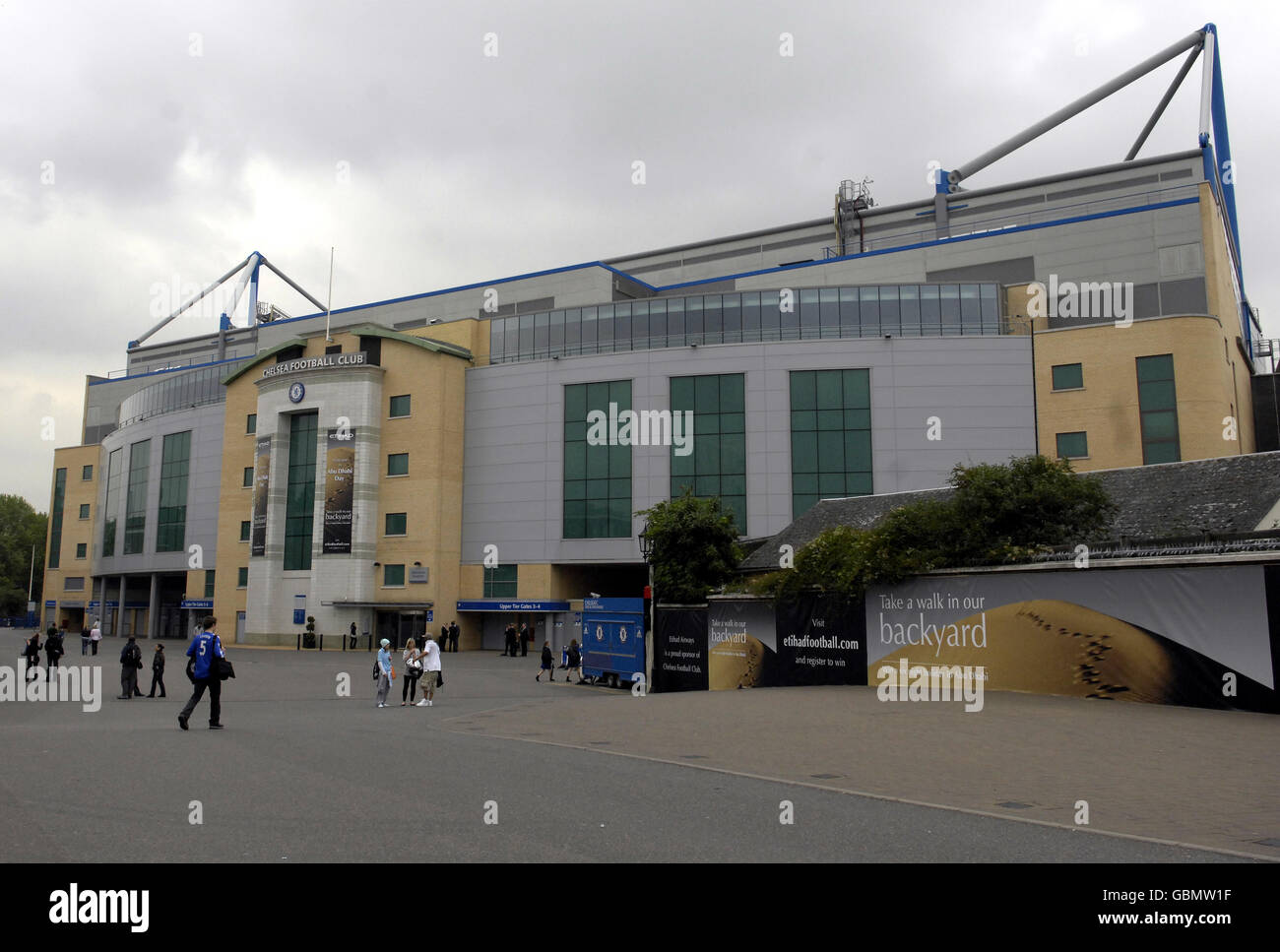 Le Club de Football de Chelsea stadium stock - Stamford Bridge Banque D'Images