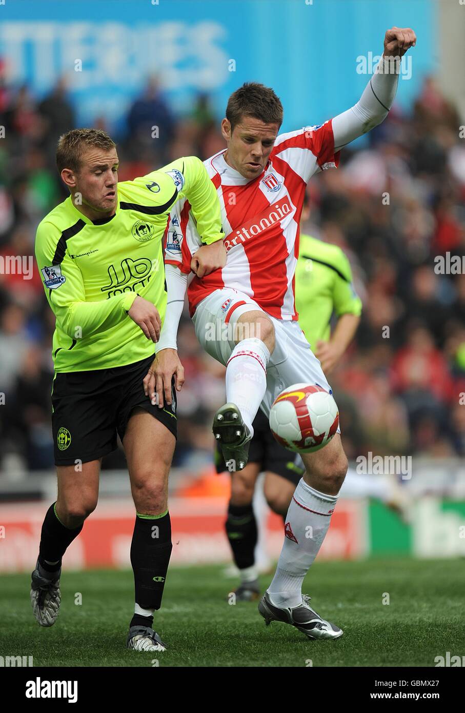 Soccer - Barclays Premier League - Stoke City v Wigan Athletic - Britannia Stadium Banque D'Images