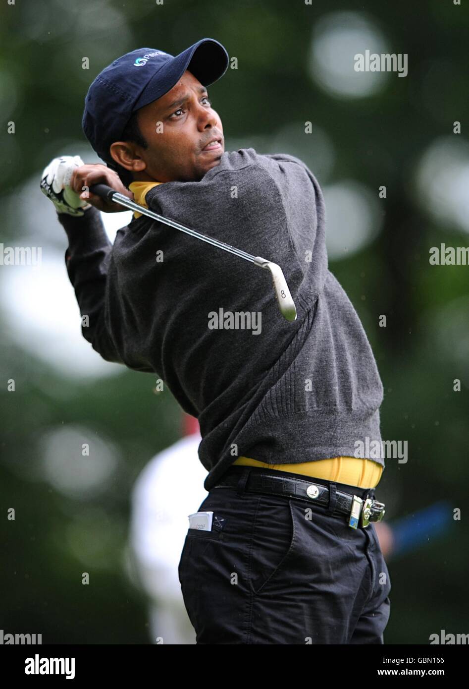 Shiv Shankar Prasad Chowrasia en Inde en action pendant le premier jour Du championnat BMW PGA 2009 au club de golf de Wentworth Banque D'Images