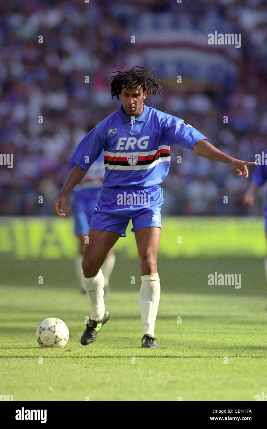 Omar Colley Of UC Sampdoria Gestures During Serie A 2022/23 Football Match Between FC Internazionale And Uc Sampdoria At Giuseppe Meazza Stadium Mila Image488005684