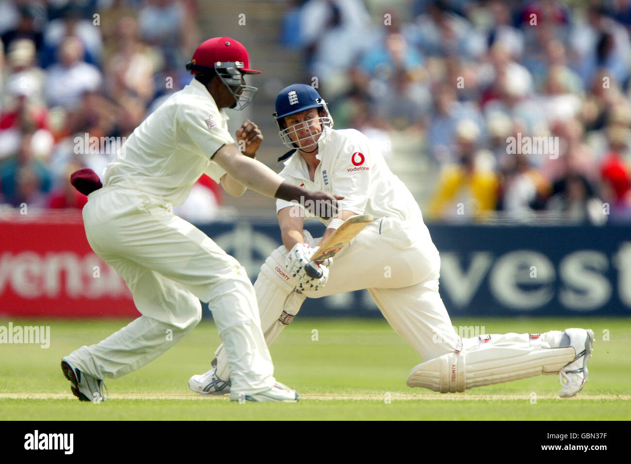 Cricket - npower deuxième Test - Angleterre v Antilles - Jour 2 Banque D'Images