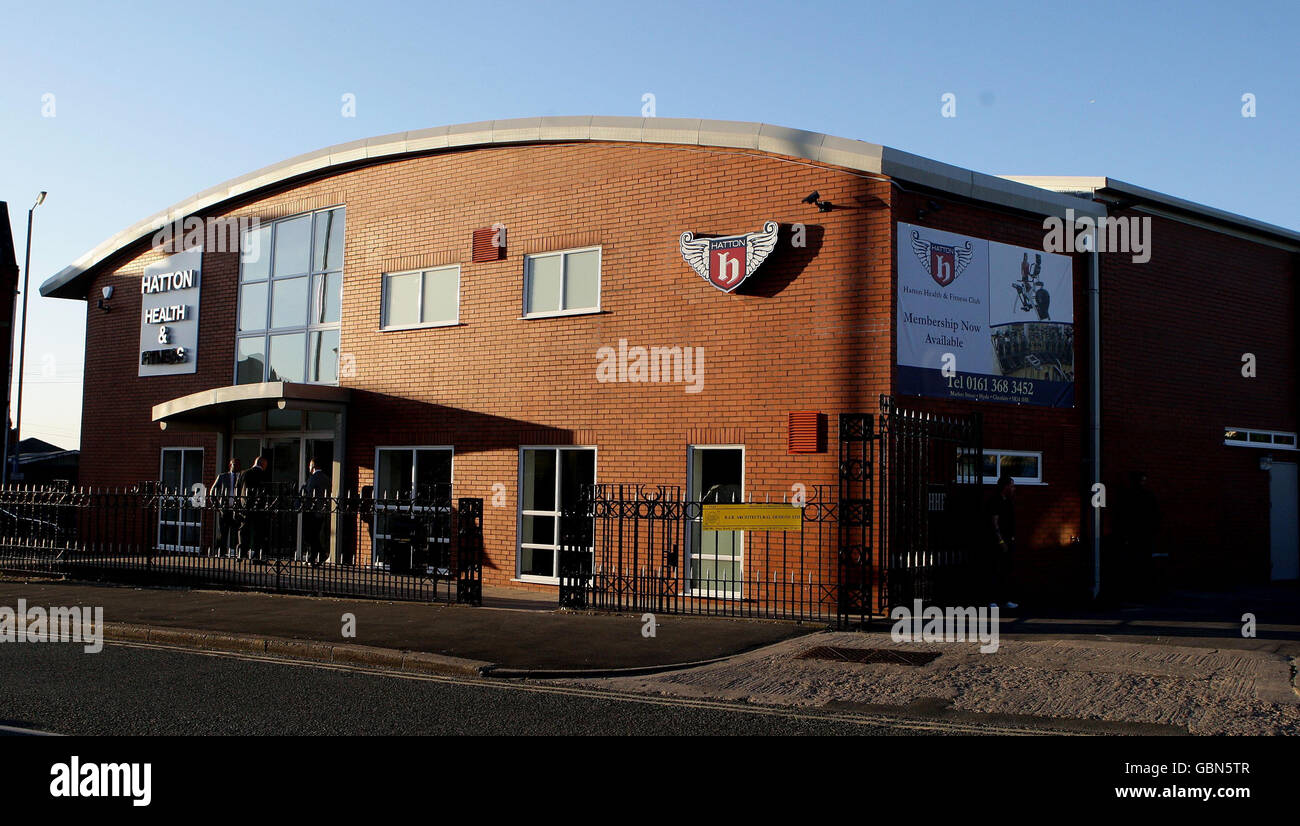 Boxe - ouverture du gymnase Ricky Hatton - Hyde.Vue générale de la nouvelle salle de gym Hatton Health and Fitness à Hatton House, Hyde, Cheshire. Banque D'Images