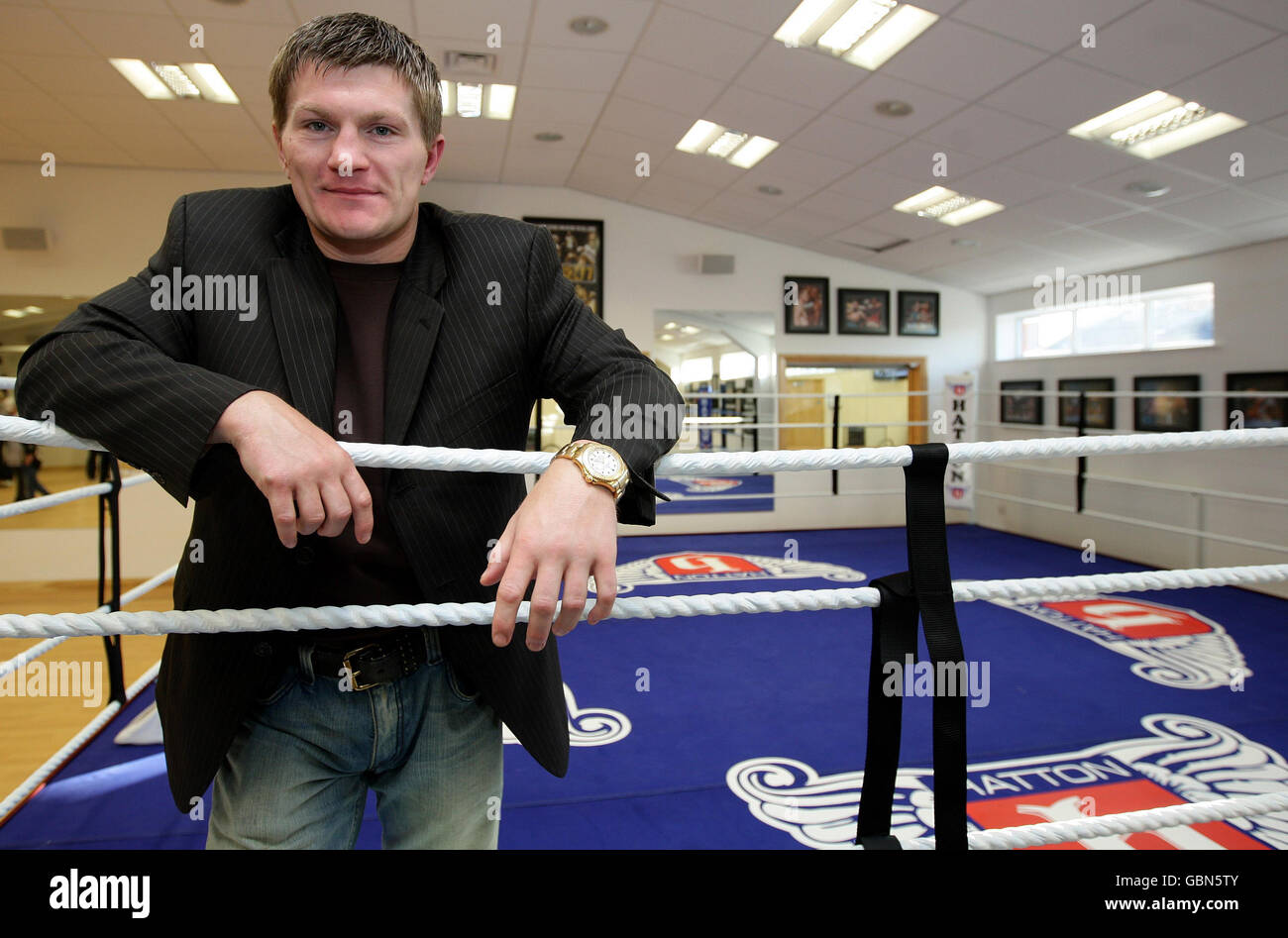 Boxe - Sport - Ouverture de Ricky Hatton Hyde Banque D'Images
