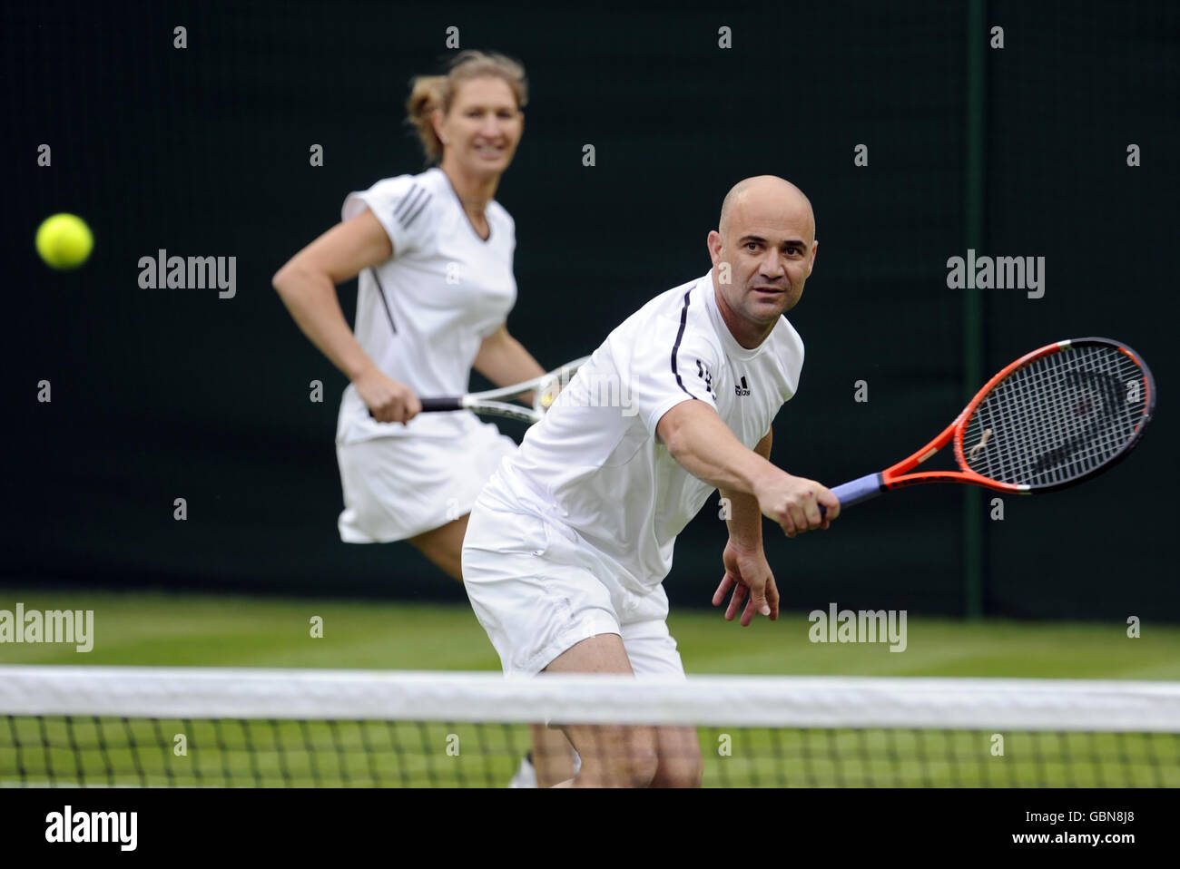 Tennis - Centre Court Celebration - All England Lawn Tennis et croquet Club Banque D'Images