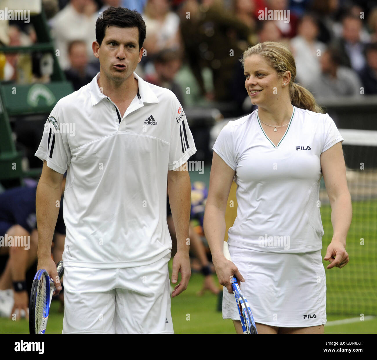 Tennis - Centre Court Celebration - All England Lawn Tennis et croquet Club Banque D'Images