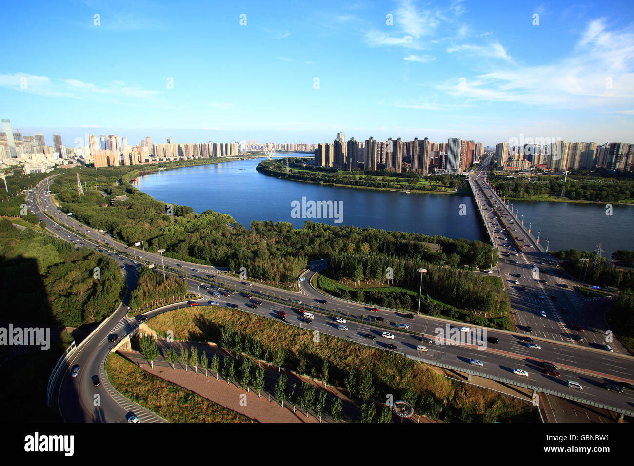 L'architecture urbaine à Shenyang Banque D'Images