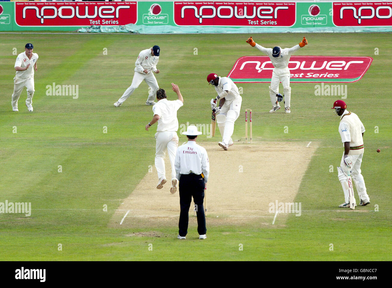 Cricket - npower deuxième Test - Angleterre v Antilles - Jour 4 Banque D'Images