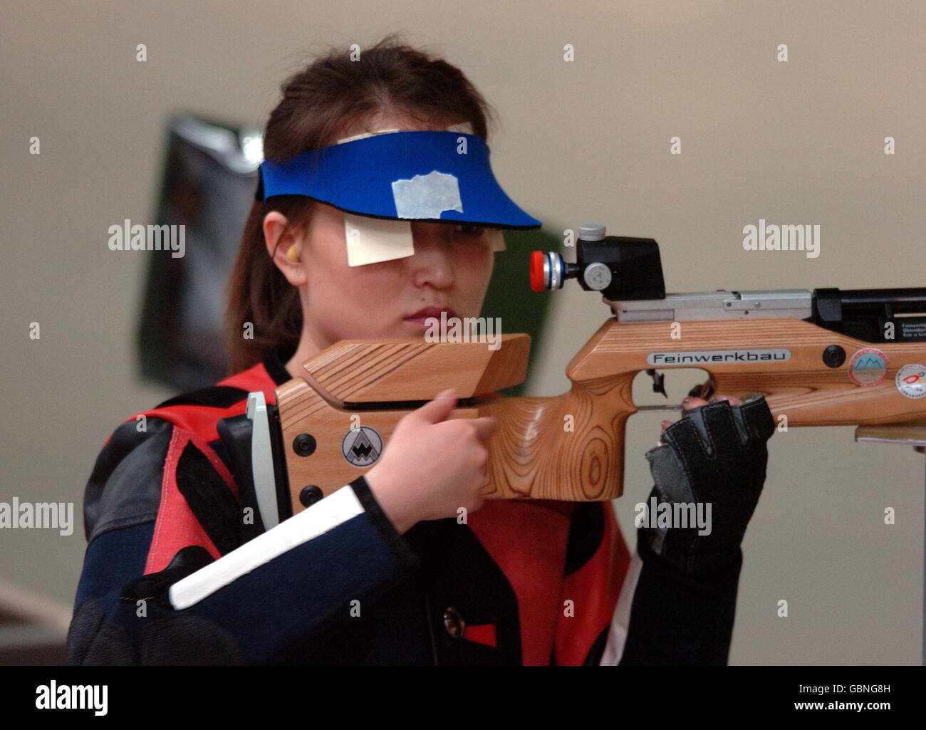 Tir - Jeux Olympiques d'Athènes 2004 - 10m rifle à air - Formation Banque D'Images