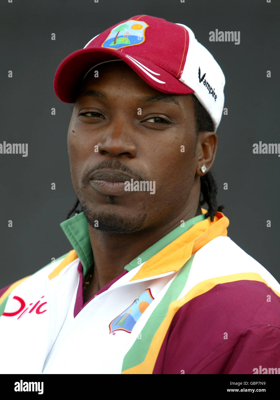 Cricket - NatWest Series - First One Day International - Angleterre / West Indies - Headingley. Chris Gayle, Antilles Banque D'Images