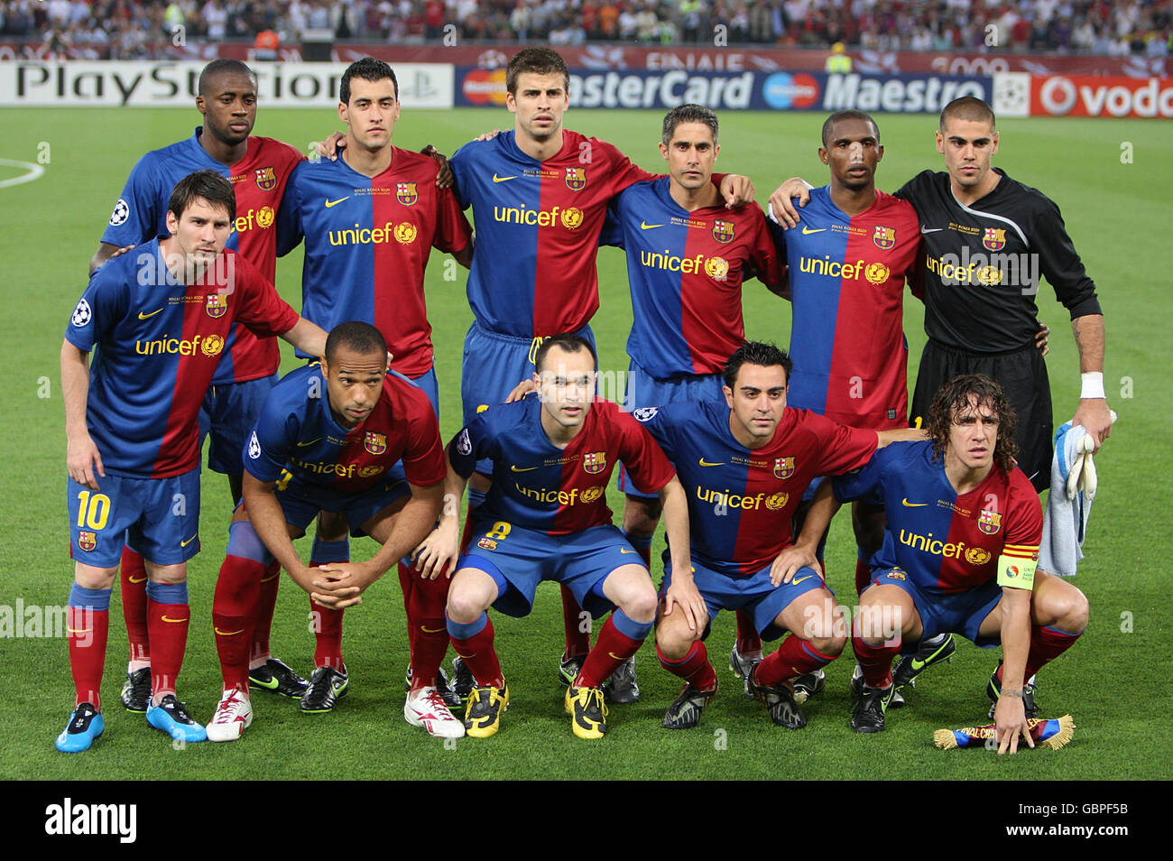 Football - Ligue des Champions - Final - Barcelone v Manchester United -  Stade olympique Photo Stock - Alamy