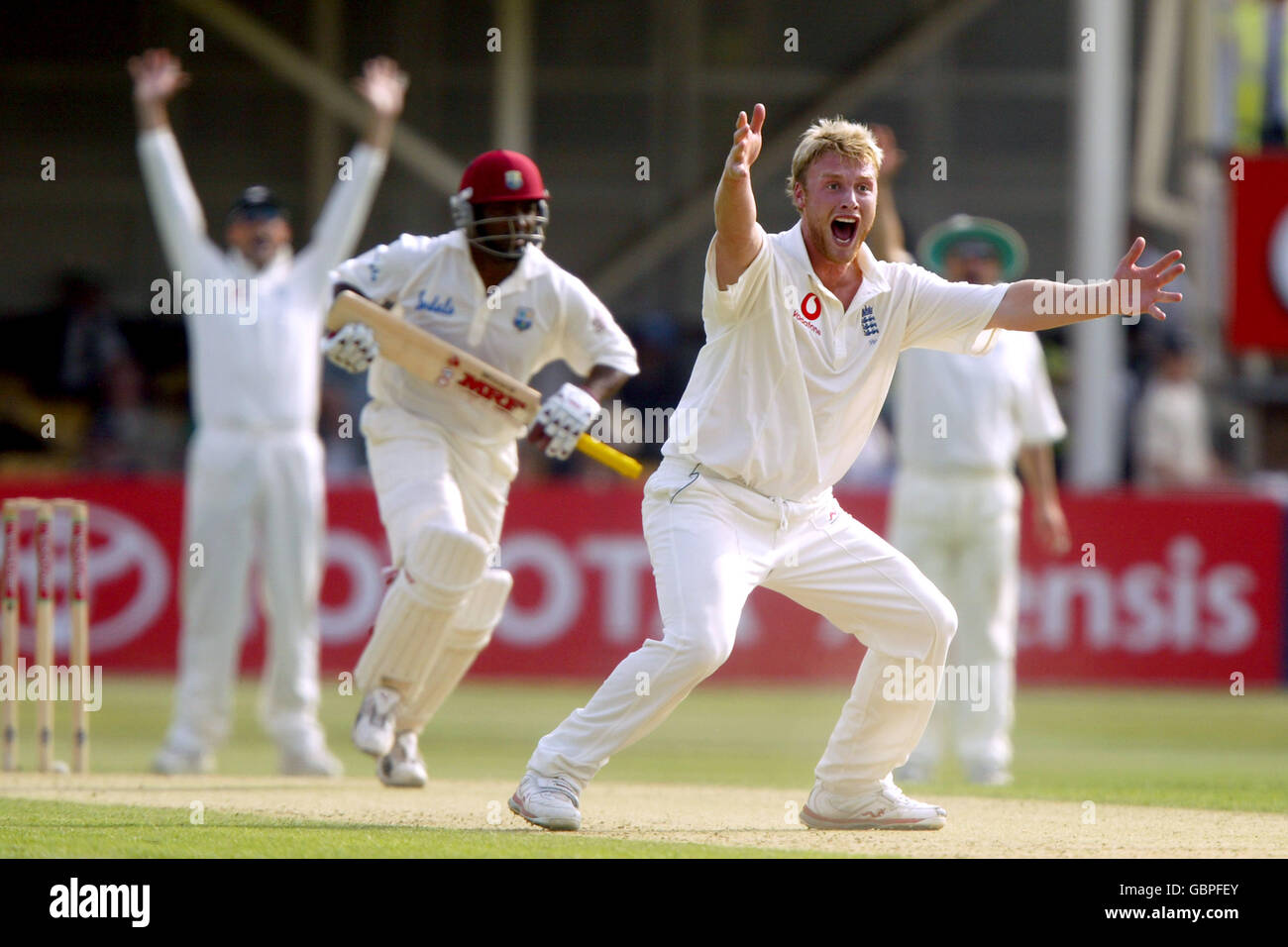 Cricket - npower deuxième Test - Angleterre v Antilles - Jour 2 Banque D'Images
