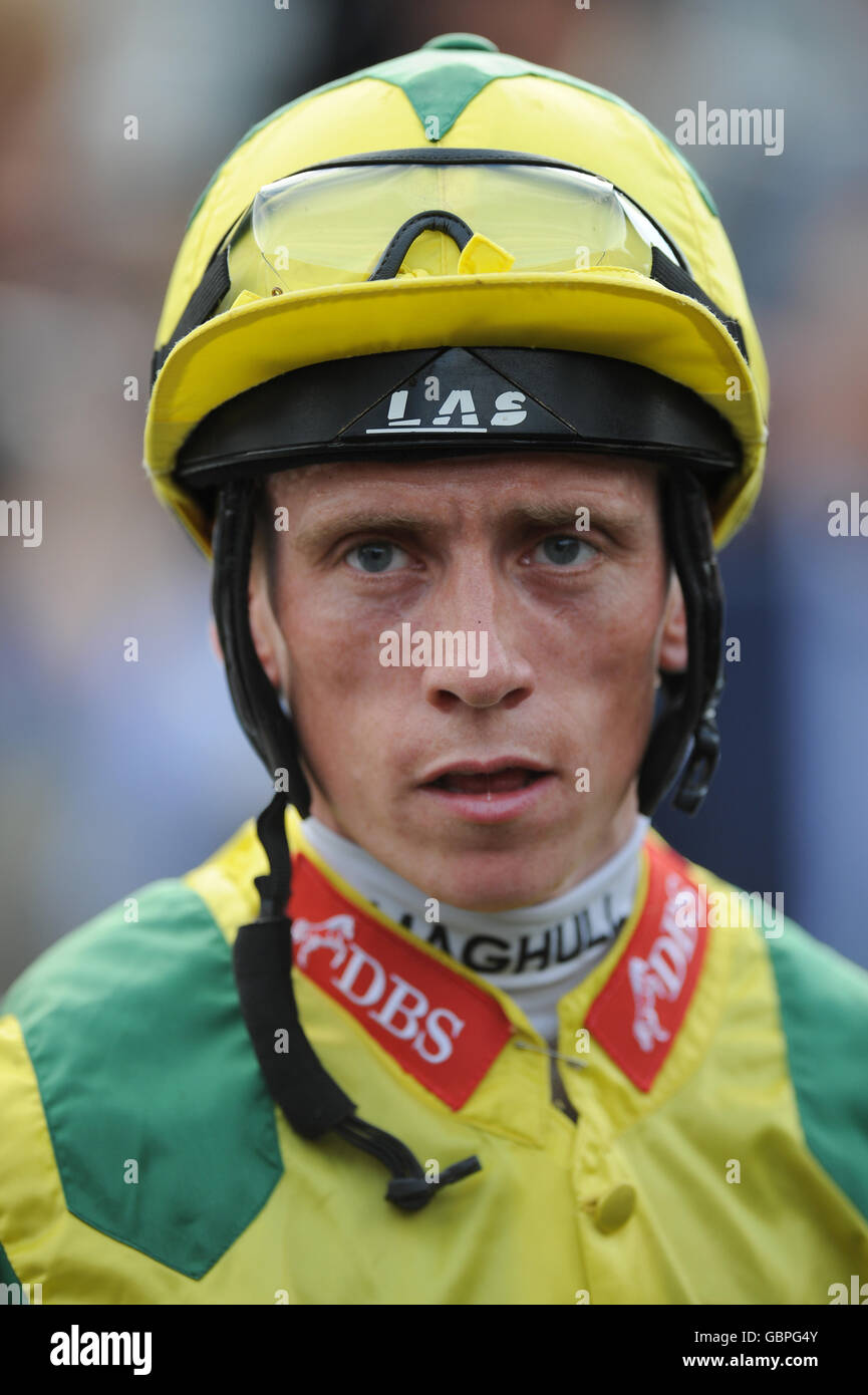 Courses hippiques - Blue Square Brigadier Gerard Evening - Sandown Park.Jockey Shane Kelly Banque D'Images