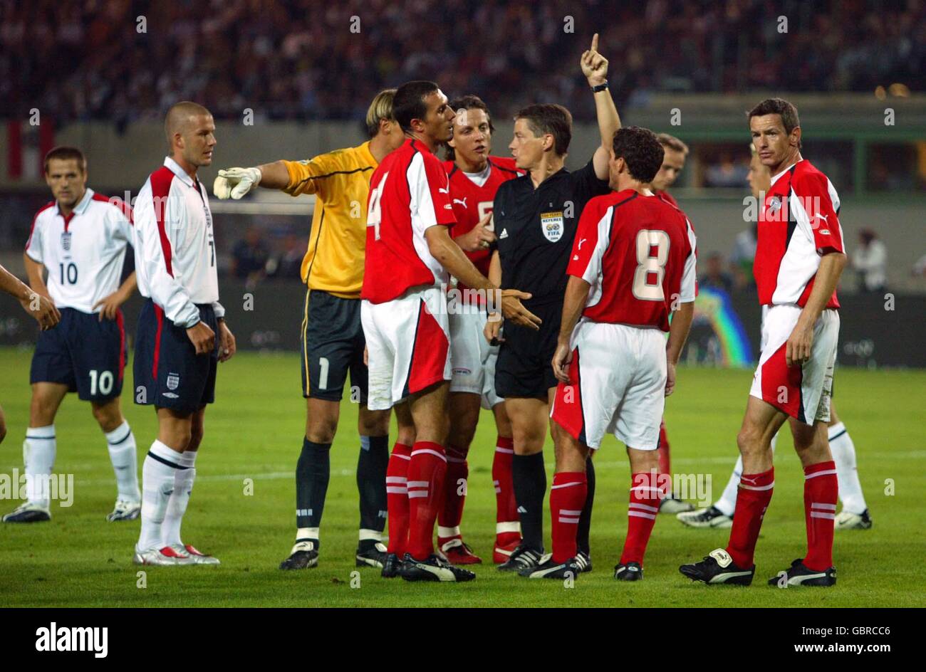 Football - Coupe du Monde 2006 Qualifications - Six Group - Autriche v Angleterre Banque D'Images