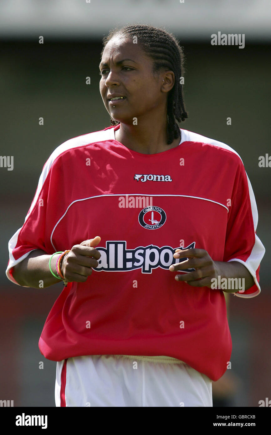 Soccer - FA Nationwide Women's Premier League - Charlton Athletic / Liverpool. Carmaine Walker, Charlton Athletic Banque D'Images