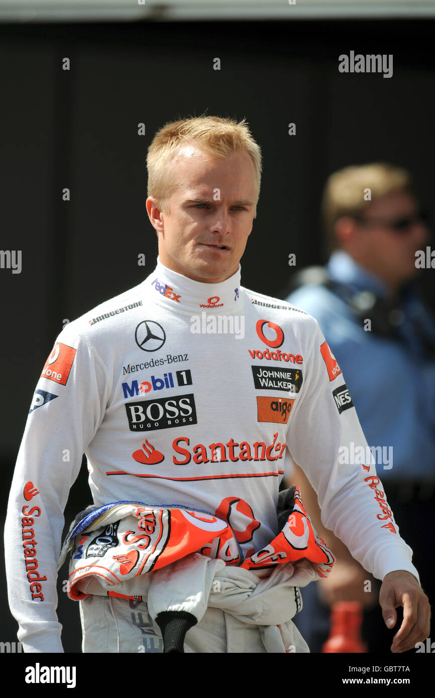 Course automobile Formula One - Grand Prix de Monaco - qualification - circuit de Monaco. Heikki Kovalainen, McLaren Banque D'Images