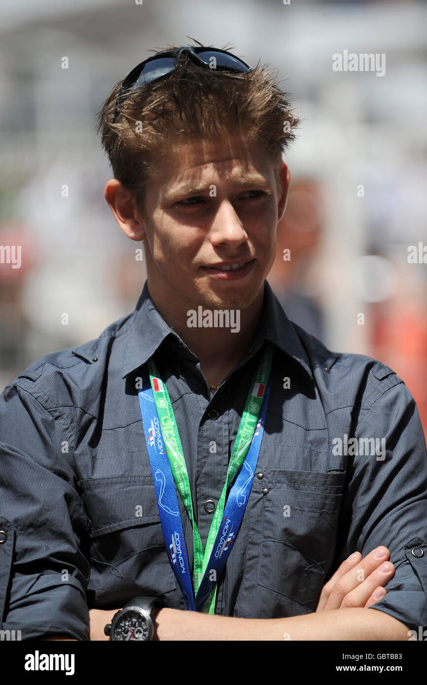 Course automobile Formula One - Grand Prix de Monaco - course - circuit de Monaco. Casey Stoner, Ducati Banque D'Images