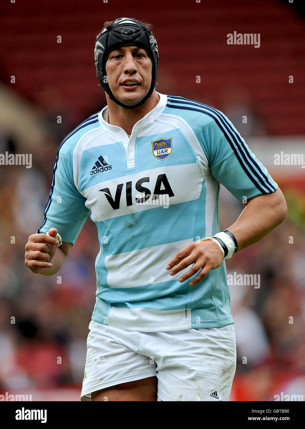 Rugby Union - la coupe de banque standard - Argentine / Angleterre - Old Trafford.Patricio Albacete, Argentine Banque D'Images