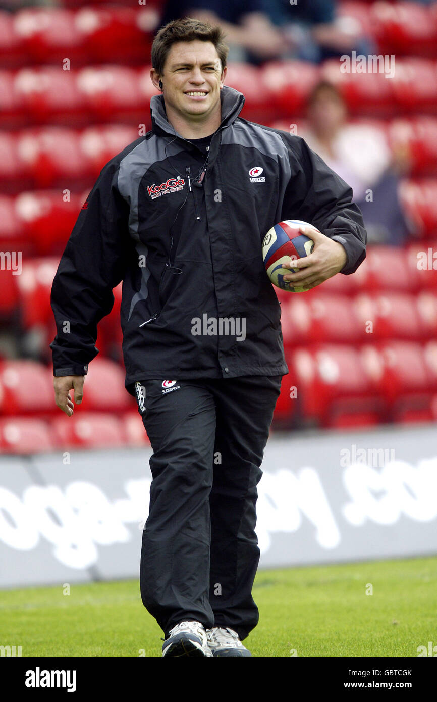 Rugby Union - Zurich Premiership - Saracens / Worcester Warriors.Rod Kafer, entraîneur de Saracens Banque D'Images