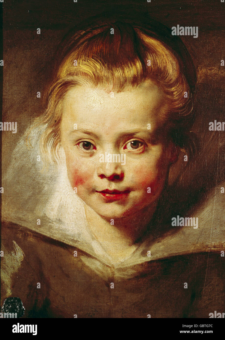 Beaux-arts, Rubens, Peter Paul (1577 - 1640), peinture, 'Portrait d'un enfant', Collection Liechtenstein, Vaduz, Banque D'Images