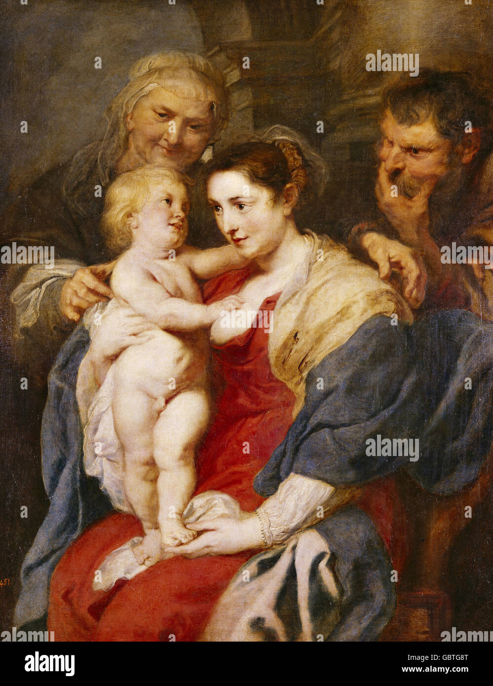 Beaux-arts, Rubens, Peter Paul (1577 - 1640), peinture, "Sainte Famille", Prado, Madrid, Banque D'Images