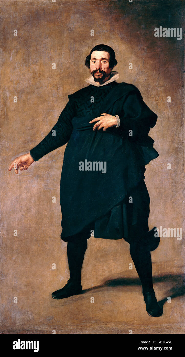 Beaux-arts, Velazquez, Diego Rodriguez de Silva y (1599 - 1660), Pablo de Valladolid 'peinture', 1636 - 1637, 212,4 cm x 125 cm, Prado, Madrid, Banque D'Images