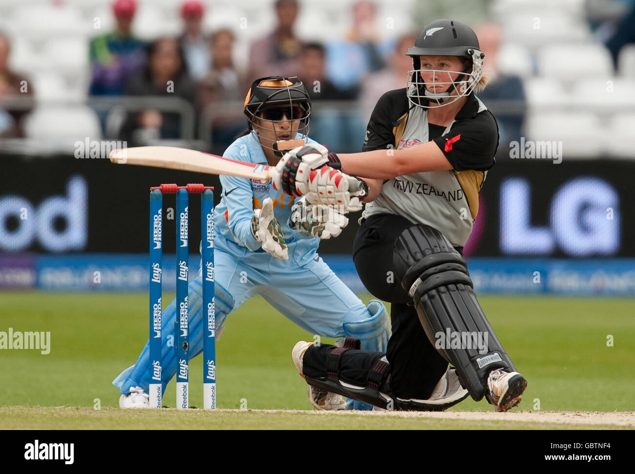 - ICC Cricket Twenty20 Women's World Cup 2009 - Semi Final - l'Inde Femmes v Nouvelle-zélande Femmes - Trent Bridge Banque D'Images