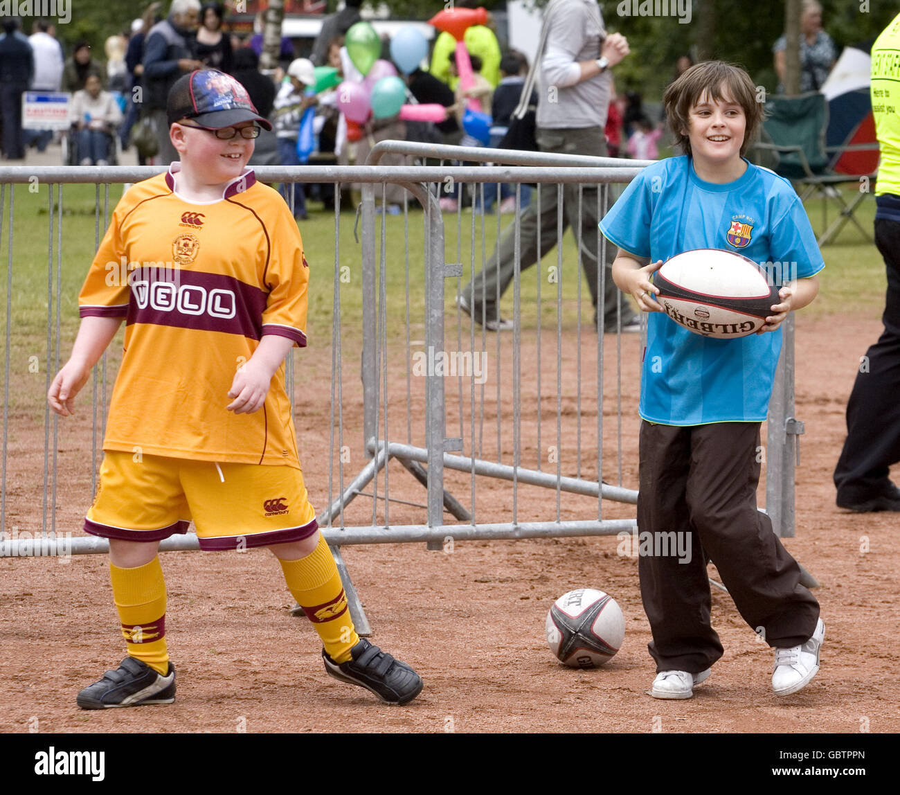 Rugby Union - Mela Festival - parc Kelvingrove Banque D'Images