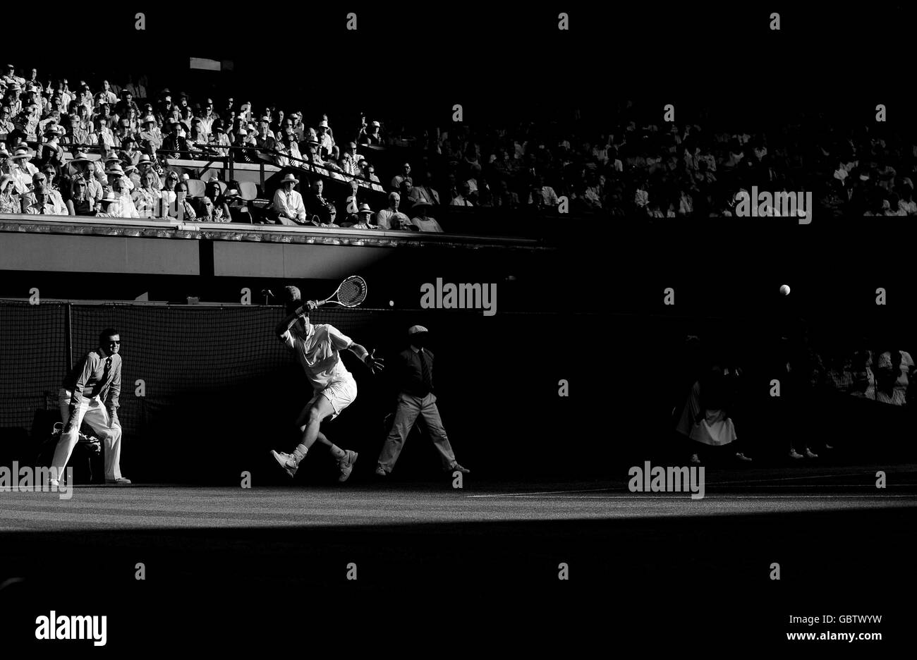 Tennis - 2009 de Wimbledon - Jour 4 - Le All England Lawn Tennis et croquet Club Banque D'Images