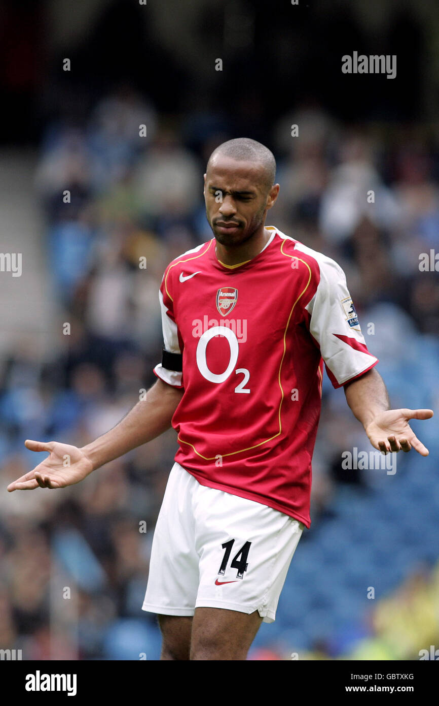 Soccer - FA Barclays Premiership - Arsenal v Manchester City Banque D'Images