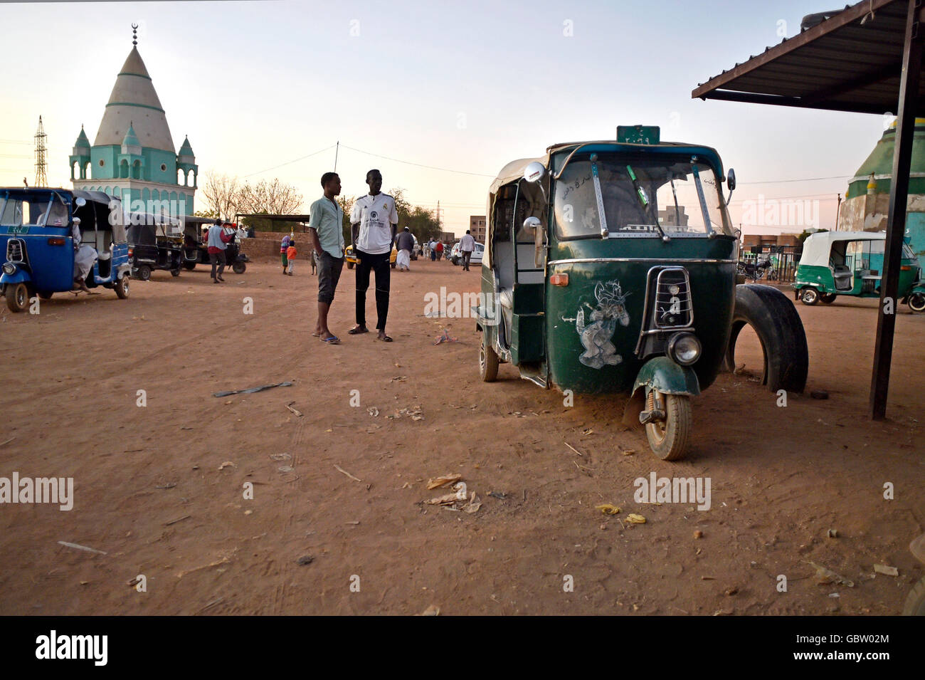 L'Afrique, Soudan, Omdurman, Hamid El-Nil mosque Banque D'Images