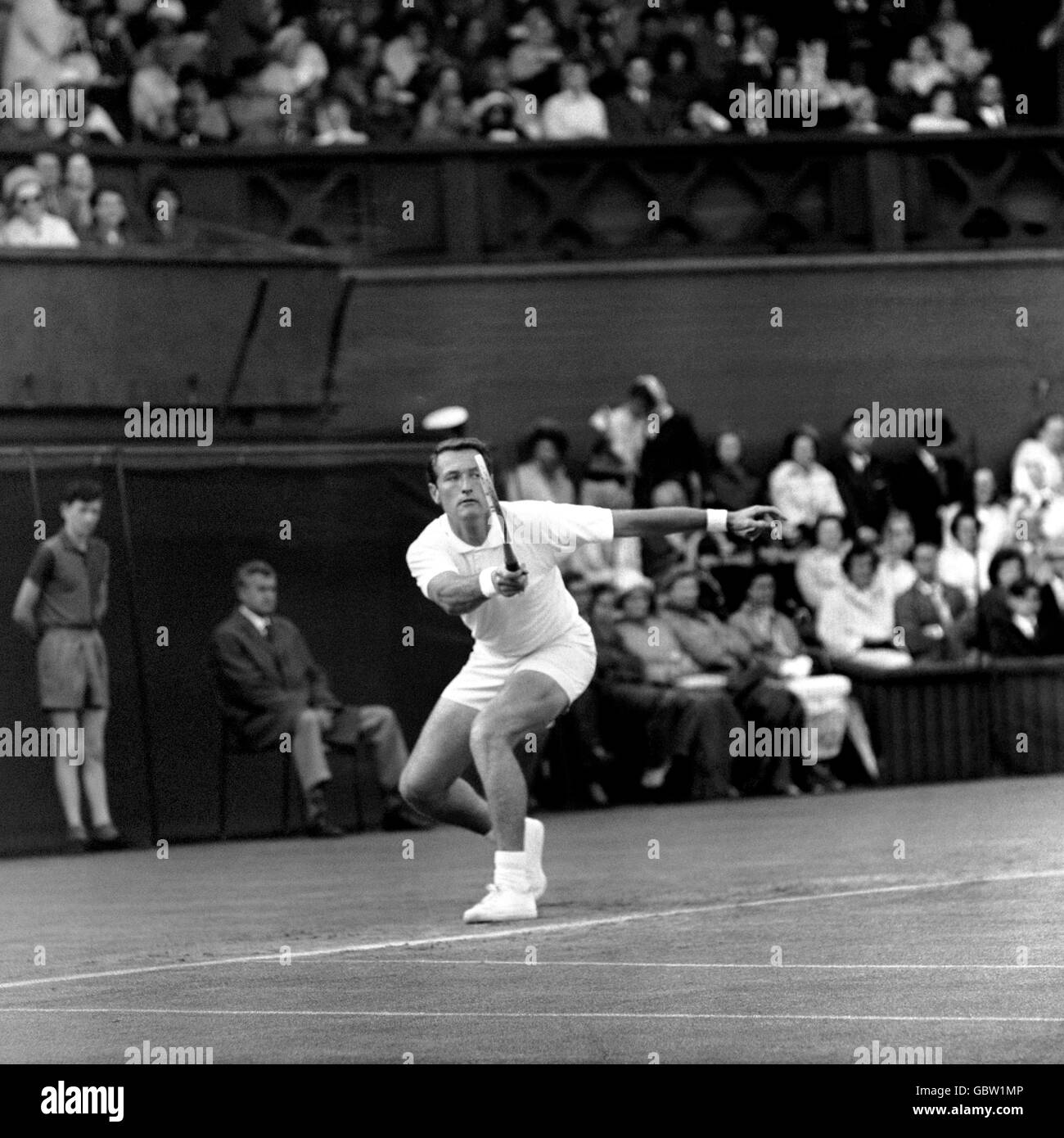 Tennis - Wimbledon - Mens des célibataires - 1965 Banque D'Images