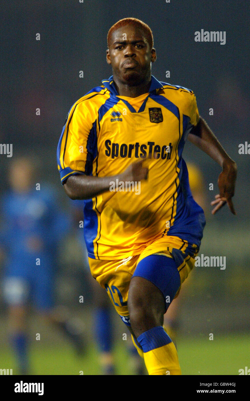 Football Coupe Uefa Premier Tour Deuxieme Jambe Beveren V Levski Sofia Romaric N Dri Beveren Photo Stock Alamy