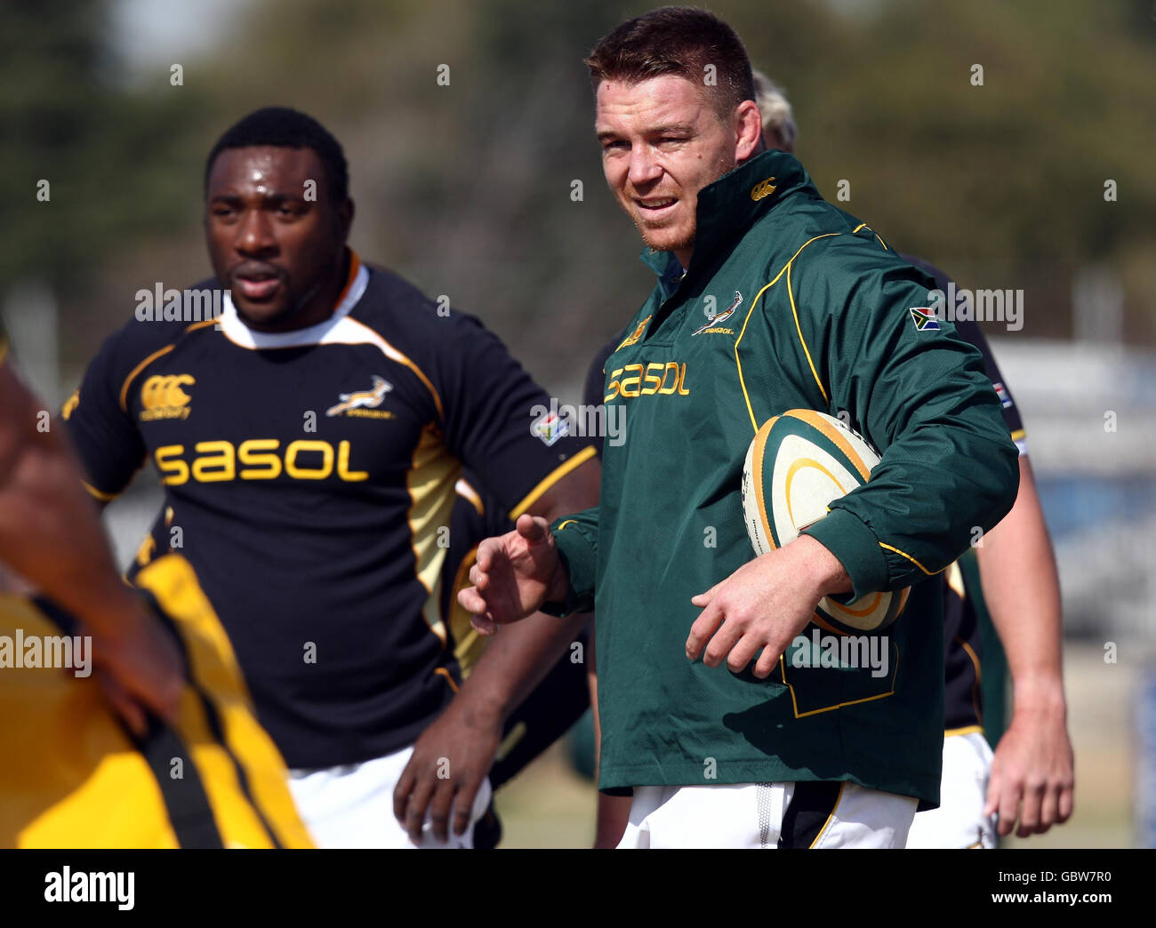 Rugby Union - Session de formation de l'Afrique du Sud - Fourways High School Banque D'Images