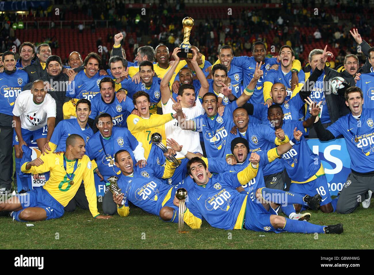 Football - Coupe des Confédérations 2009 - Final - USA v Brésil - Ellis Park Banque D'Images