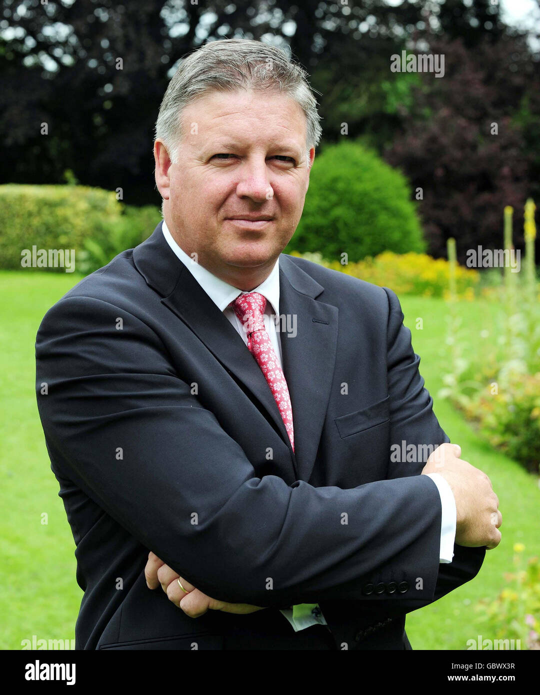 Simon Northcott, directeur général de St Anselm, sur le terrain de l