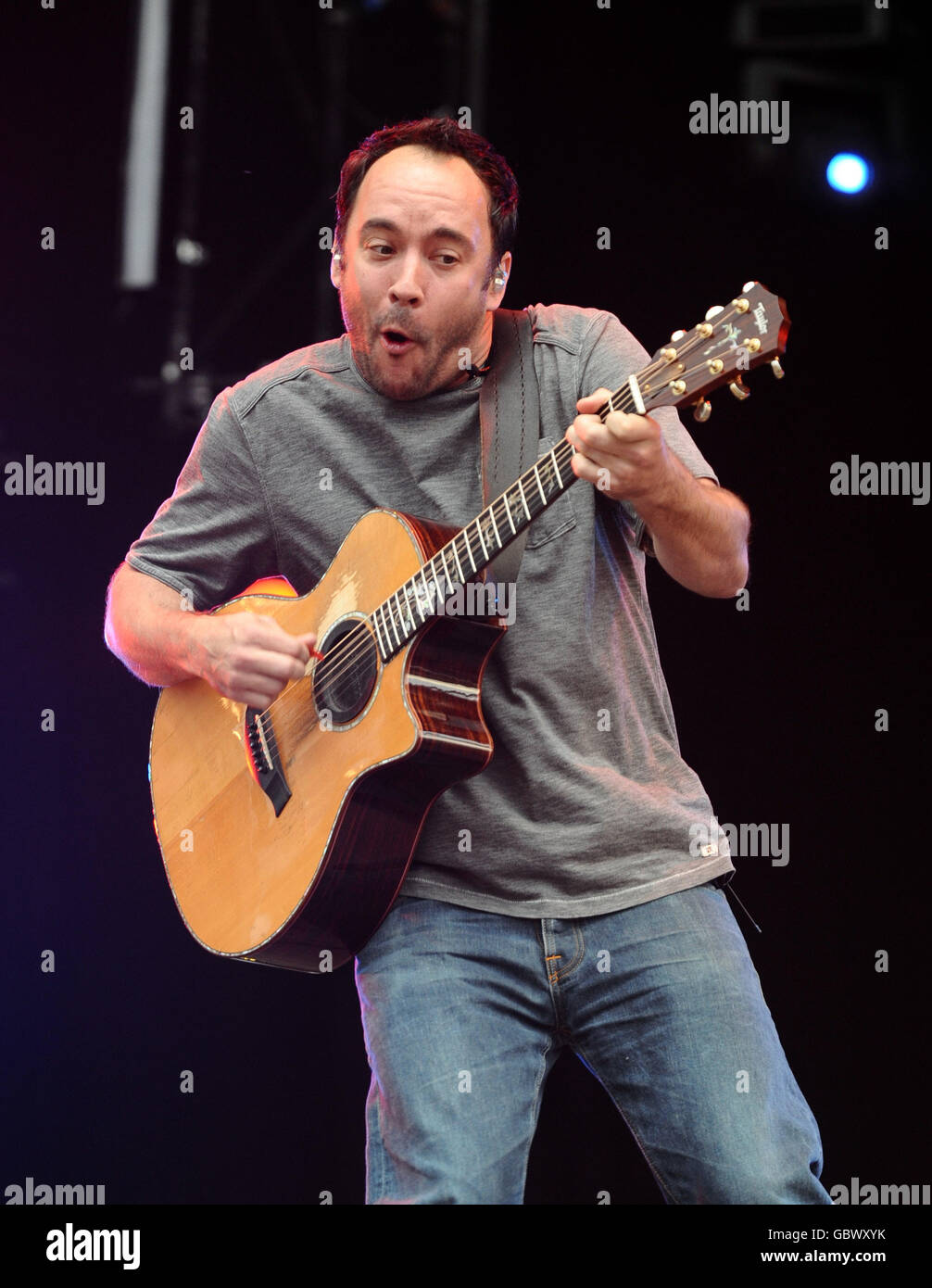 Hard Rock Calling Festival - Londres.The Dave Matthews Band sur scène à Hard Rock Calling, à Hyde Park à Londres. Banque D'Images