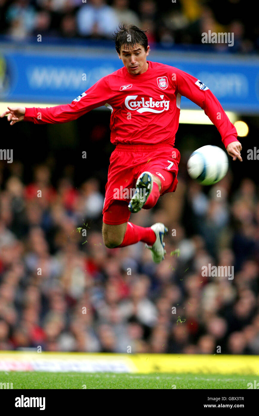 Soccer - FA Barclays Premiership - Chelsea / Liverpool. Harry Kewell, Liverpool Banque D'Images