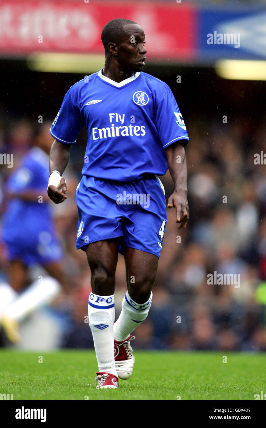 Soccer - FA Barclays Premiership - Chelsea / Liverpool. Claude Makelele, Chelsea Banque D'Images