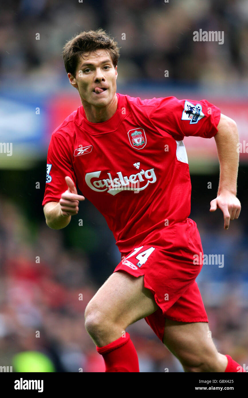 Soccer - FA Barclays Premiership - Chelsea / Liverpool. Xabi Alonso, Liverpool Banque D'Images