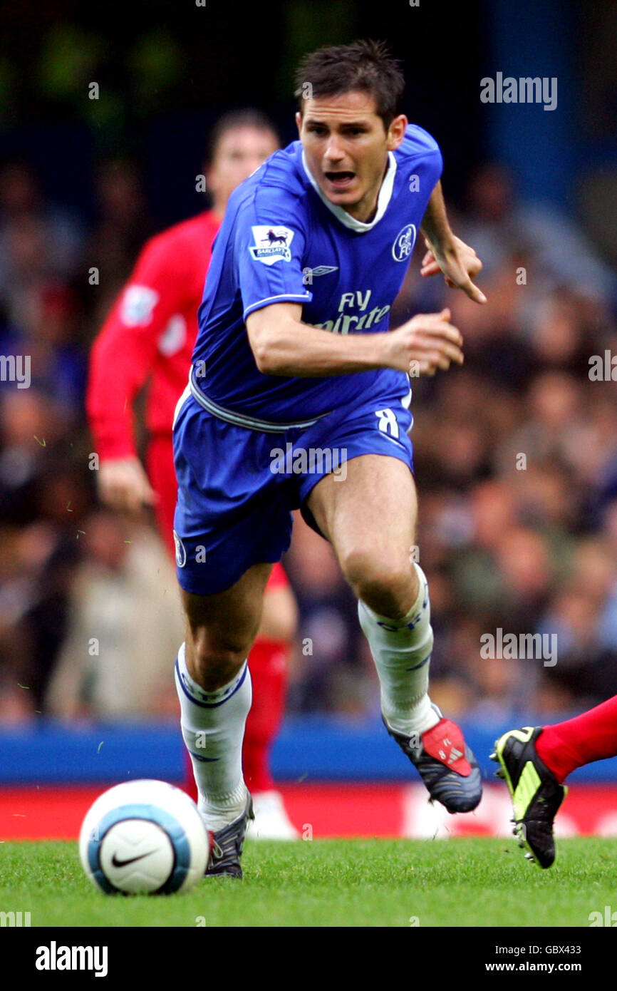 Soccer - FA Barclays Premiership - Chelsea / Liverpool. Frank Lampard, Chelsea Banque D'Images