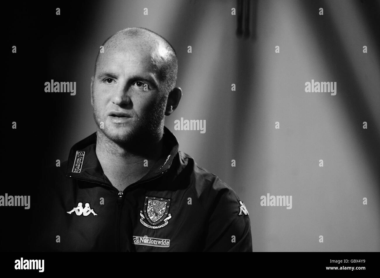 Football - Coupe du Monde 2006 Groupe 6 - Qualifications - formation de galles Banque D'Images