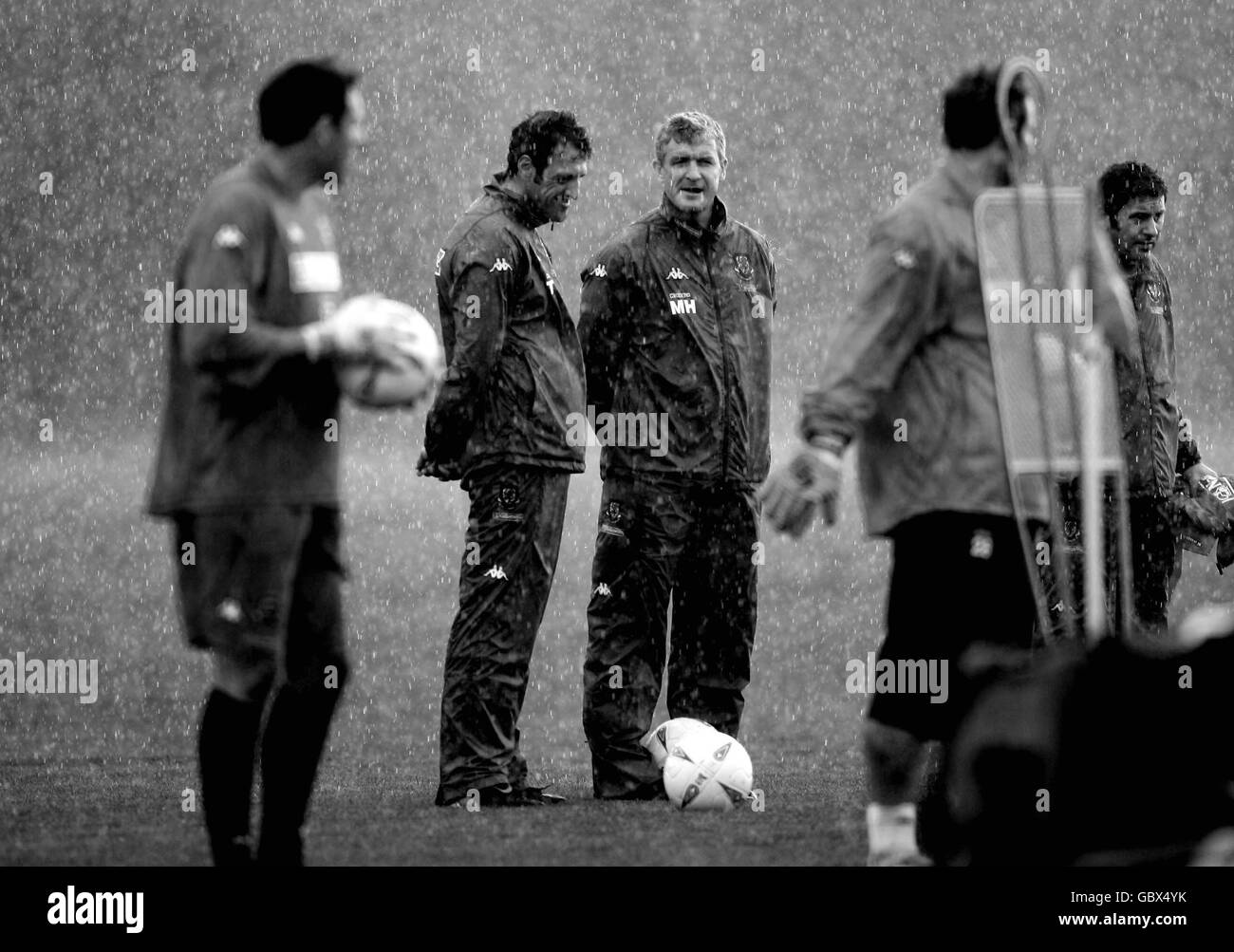 Football - Coupe du Monde 2006 Groupe 6 - Qualifications - formation de galles Banque D'Images