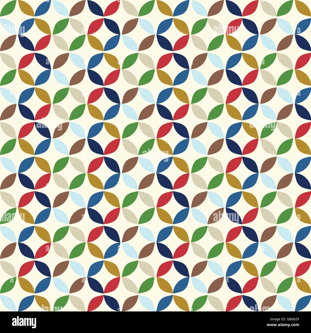 Motif de cercles géométriques Vector Background Illustration de Vecteur