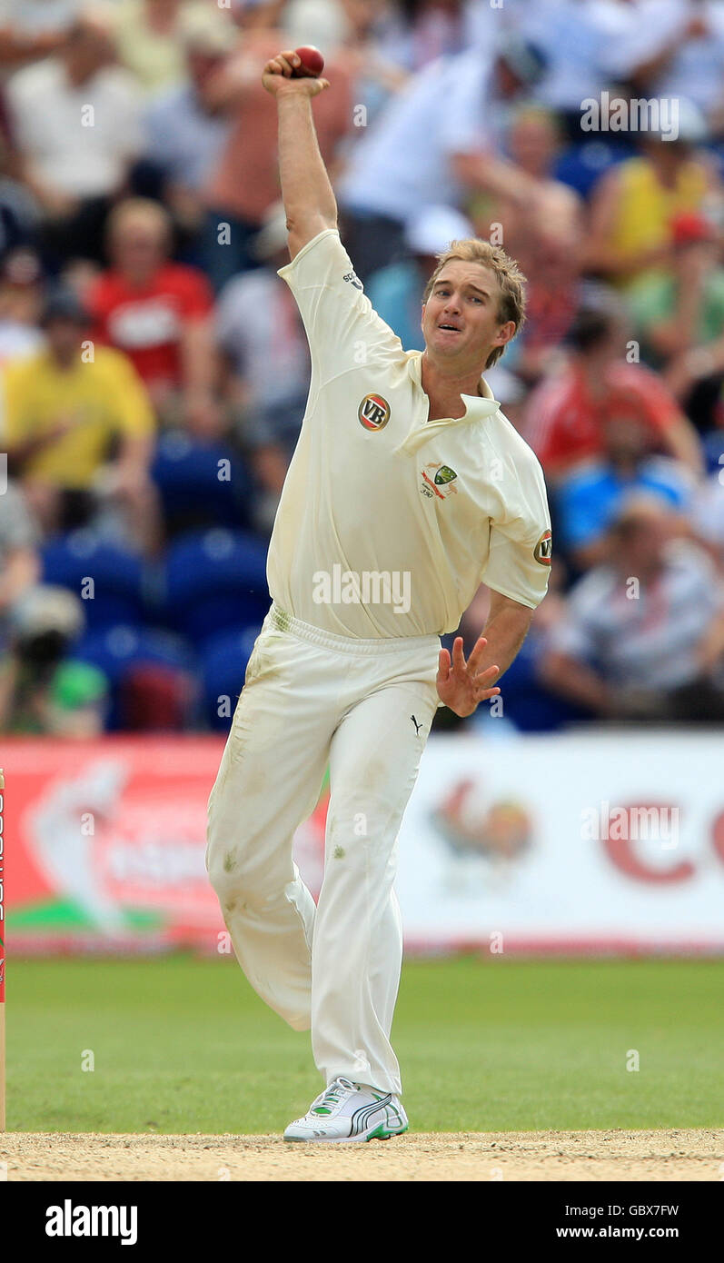 Cricket - The Ashes 2009 - npower Premier Test - Angleterre v Australie - Jour 1 - Sophia Gardens Banque D'Images