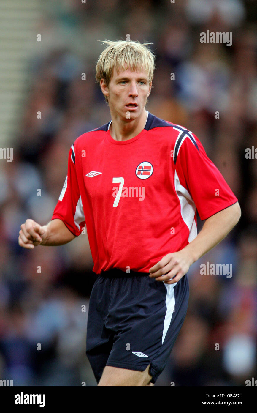 Football - Coupe du Monde 2006 Groupe 5 - Qualifications - Ecosse v Norvège Banque D'Images