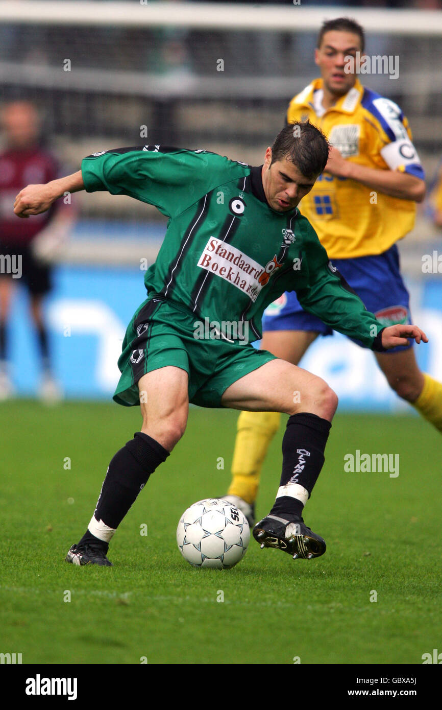 - Football Jupiler League Belge - Cercle Brugge v Saint-trond Banque D'Images