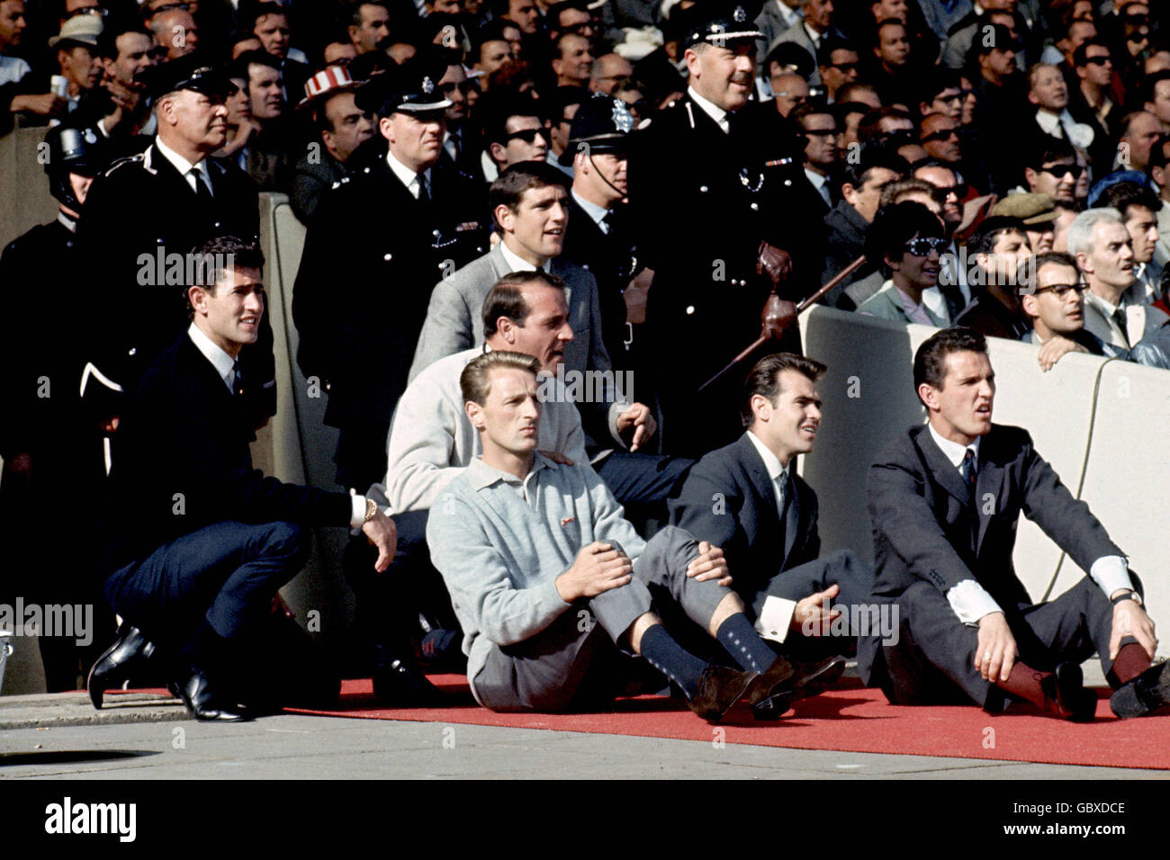 L'Angleterre v l'Allemagne de l'Ouest - 1966 Finale de Coupe du Monde - Stade de Wembley Banque D'Images