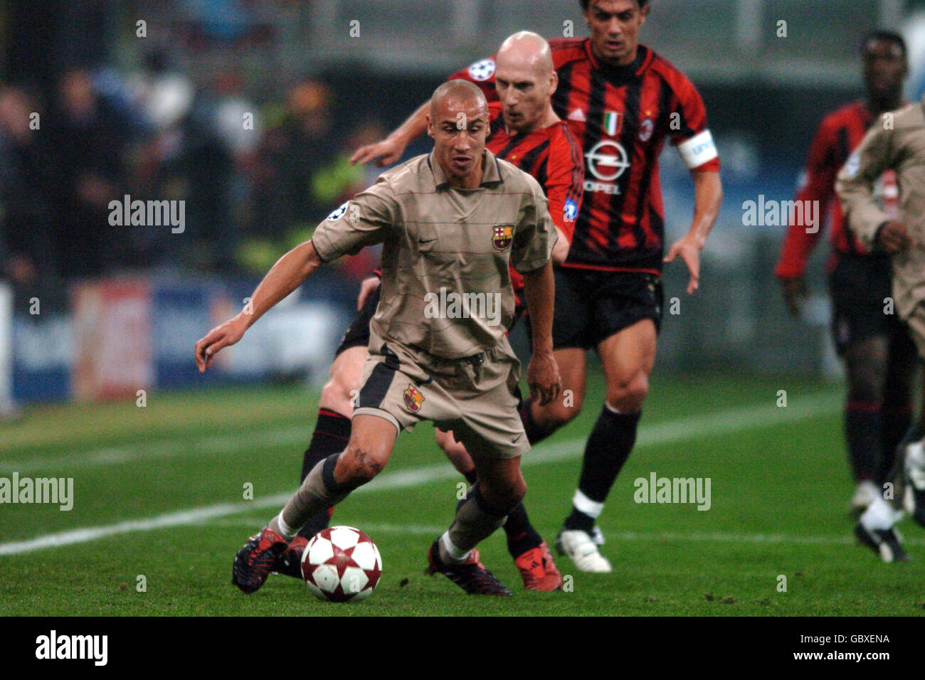 Football - Ligue des Champions - Groupe F - AC Milan v Barcelona Banque D'Images