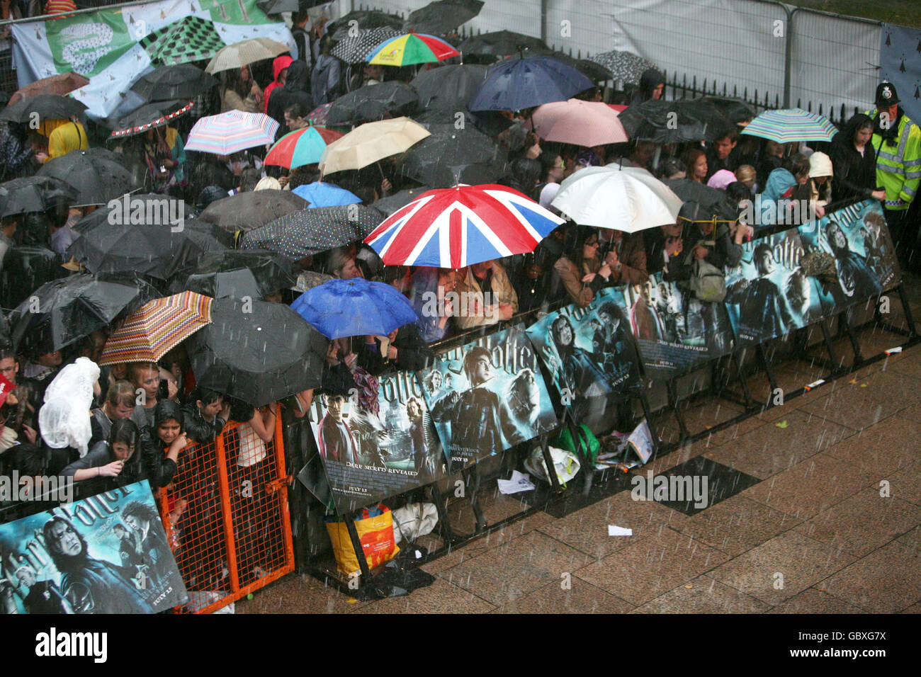Harry Potter and the Half-Blood Prince Première Mondiale - Londres Banque D'Images