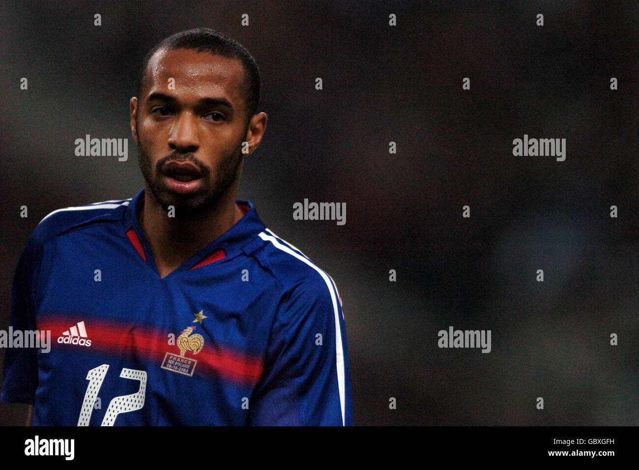 Football - Coupe du Monde 2006 Qualifications - Groupe 4 - France / Irlande Banque D'Images